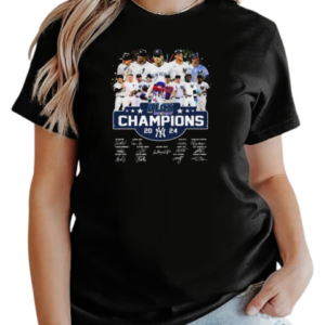 ALCS Champions 2024 New York Yankees Signatures Fireworks T-Shirt Classic Women's T-shirt