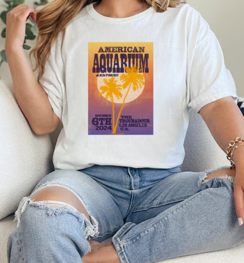 American Aquarium Nov 6 2024 Troubadour in West Hollywood CA T-Shirt Classic Women's T-shirt