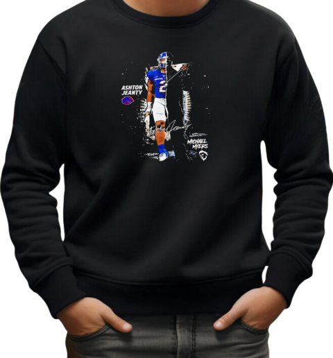 Ashton Jeanty Boise State Broncos X Michael Myers T-Shirt Unisex Sweatshirt