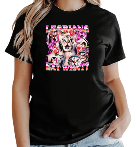 Cat Flowers lesbians eat what T-Shirt Classic Women's T-shirt