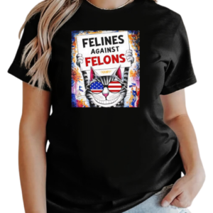 Cat felines against felons T-Shirt Classic Women's T-shirt