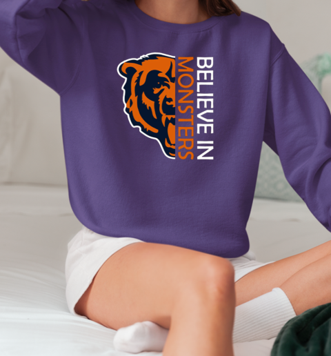 Chicago Bears Graphic Tee – Believe in Monsters T-Shirt Unisex Sweatshirt