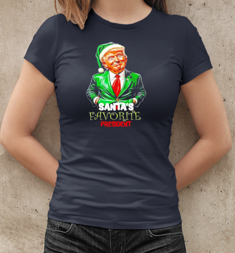 Donald Trump Santa Mugshot Tacky T-Shirt Classic Women's T-shirt