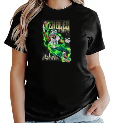 Eagles Vs Giants MetLife Stadium In East Rutherford, NJ October 20 2024 T-Shirt Classic Women's T-shirt