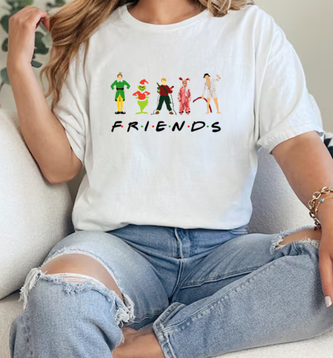 Elf Grinch And Friends Christmas T-Shirt Classic Women's T-shirt