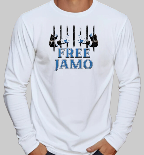 Free Jamo Jameson Williams Detroit Lions T-Shirt Long Sleeved T-shirt 