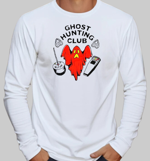 Ghost hunting club Halloween T-Shirt Long Sleeved T-shirt 