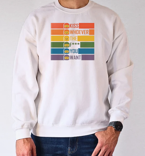 KWTYW kiss whoever the f you want T-Shirt Unisex Sweatshirt