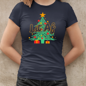 Lit AF Christmas Tree T-Shirt Classic Women's T-shirt