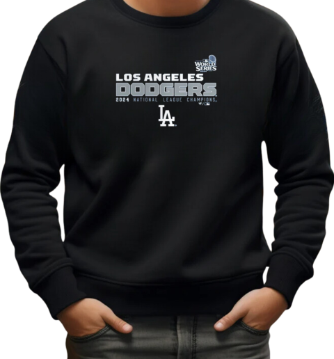 Los Angeles Dodgers 2024 National League Champions MLB World Series 2024 T-Shirt Unisex Sweatshirt