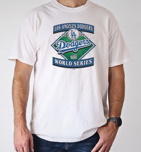 Los Angeles Dodgers '47 2024 World Series Franklin Logo T-Shirt