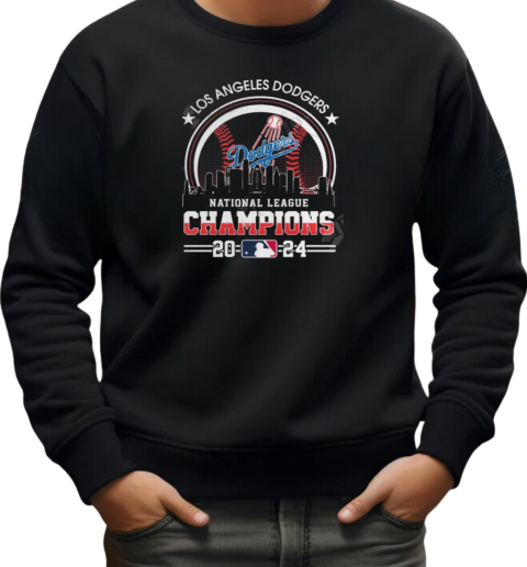 Los Angeles Dodgers National League Champions 2024 T-Shirt Unisex Sweatshirt