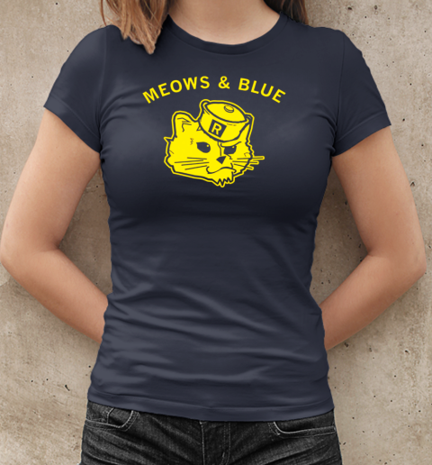 Meows and blue T-Shirt Classic Women's T-shirt