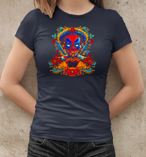 Mexican day of the Deadpool t T-Shirt Classic Women's T-shirt