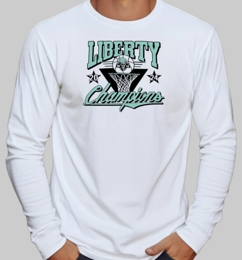 New York Liberty 2024 WNBA Finals Champions Tri Blend T-Shirt Long Sleeved T-shirt 