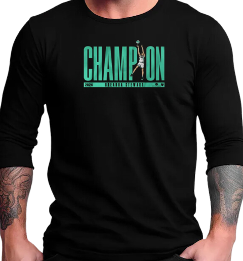 New York Liberty Breanna Stewart Champion 2024 T-Shirt Long Sleeved T-shirt 