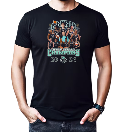 New York Liberty Final Champions 2024 Fireworks T-Shirt