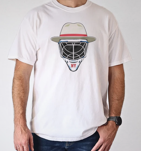 New York Rangers hockey mask hat T-Shirt