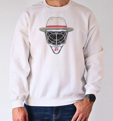 New York Rangers hockey mask hat T-Shirt Unisex Sweatshirt