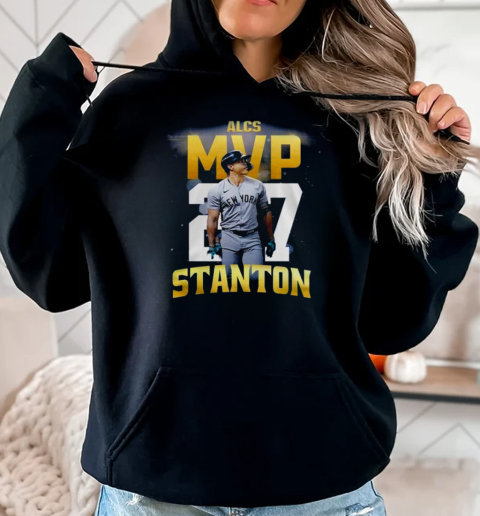 New York Yankees ALCS MVP Giancarlo Stanton 2024 T-Shirt Unisex Hoodie