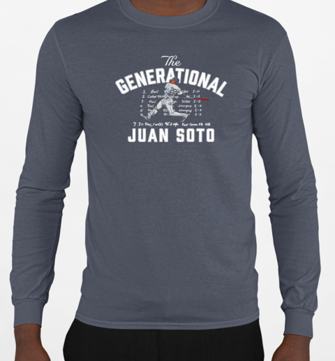 New York Yankees The Generational Juan Soto T-Shirt Long Sleeved T-shirt 