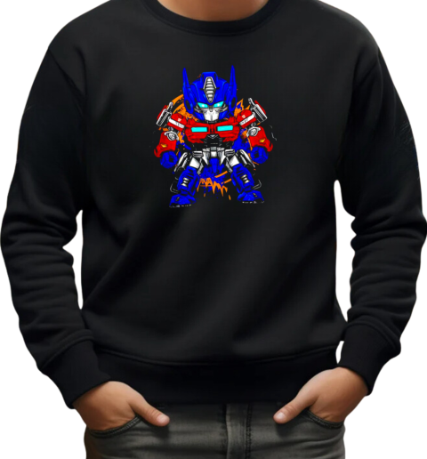 Optimus Prime Transformers Chibi Optimus retro T-Shirt Unisex Sweatshirt