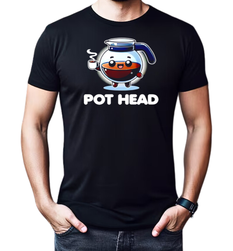 Pot head kawaii coffee pot T-Shirt