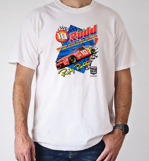 Ricky Rudd Checkered Flag Sports NASCAR 2025 Hall of Fame Inductee T-Shirt