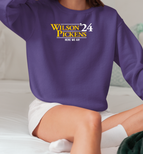 Russell Wilson and George Pickens Wilson Pickens '24 here we go T-Shirt Unisex Sweatshirt