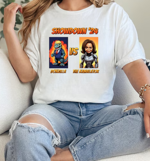 Showdown '24 Donzilla vs The Kamalator retro T-Shirt Classic Women's T-shirt