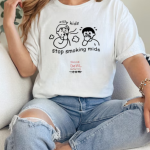 Silly kids stop smoking mids T-Shirt Classic Women's T-shirt