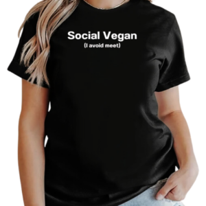 Social vegan I avoid meet T-Shirt Classic Women's T-shirt