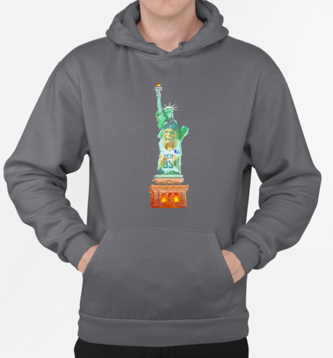 Statue of Liberty Jonquel Jones Finals MVP T-Shirt Unisex Hoodie