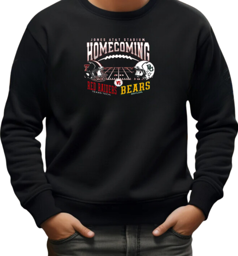 Texas Tech Red Raiders Vs Baylor Bears Helmet Jones AT T-Shirt Unisex Sweatshirt