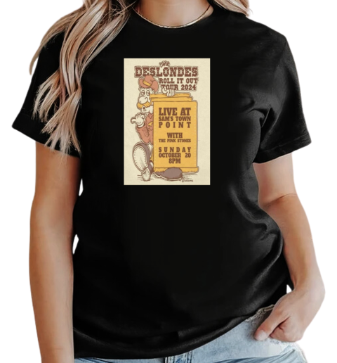 The Deslondes Sam's Town Point Austin TX Oct 20 2024 Tour T-Shirt Classic Women's T-shirt