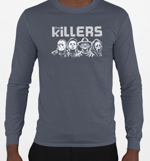 The Killers some of our favorite horror slasher villains Halloween T-Shirt Long Sleeved T-shirt 