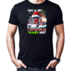 This Is My Christmas Pajama Funny Christmas Trucker T-Shirt Classic Men's T-shirt