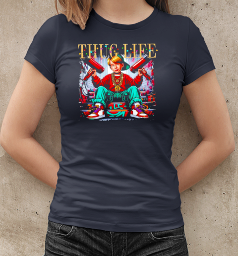 Thug Life Christmas Movies Home Alone Kevin T-Shirt Classic Women's T-shirt