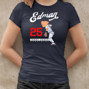 Tommy Edman #25 MLBPA Los Angeles Dodger caricature T-Shirt Classic Women's T-shirt