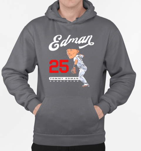 Tommy Edman #25 MLBPA Los Angeles Dodger caricature T-Shirt Unisex Hoodie