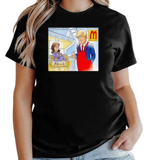 Trump McDonald's Harris Polls T-Shirt Classic Women's T-shirt