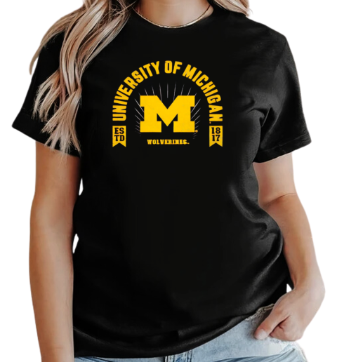 University of Michigan Wolverines estd 1817 T-Shirt Classic Women's T-shirt