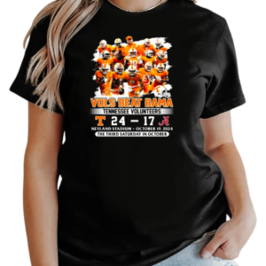 Vols Beat Bama Tennessee Volunteers 24 17 Alabama Crimson Tide The Third Saturday In October T-Shirt Classic Women's T-shirt