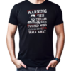 Warning This Trucker Has A Twisted Mind If You Don't Want Your Feeling Hurt Walk Away T-Shirt Classic Men's T-shirt