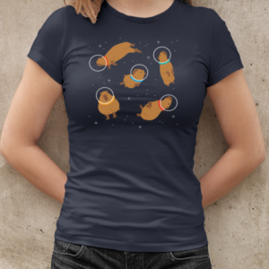 Capybaras In Space  Classic Women's T-shirt