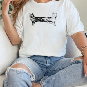 Cat And Dog Make Catdog  Classic Women's T-shirt