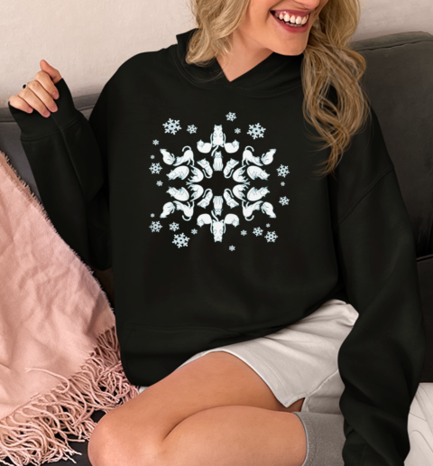 Cat Snowflake  Unisex Hoodie