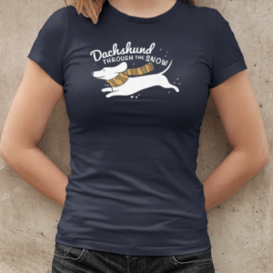 Dachshund Through The Snow  Classic Women's T-shirt