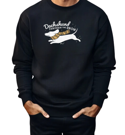 Dachshund Through The Snow  Unisex Sweatshirt