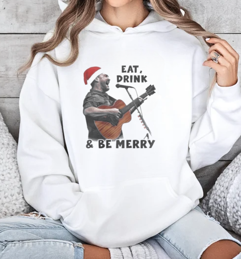 Dave Matthews Band Eat Drink And Be Mercy Rock N' Roll Christmas  Unisex Hoodie